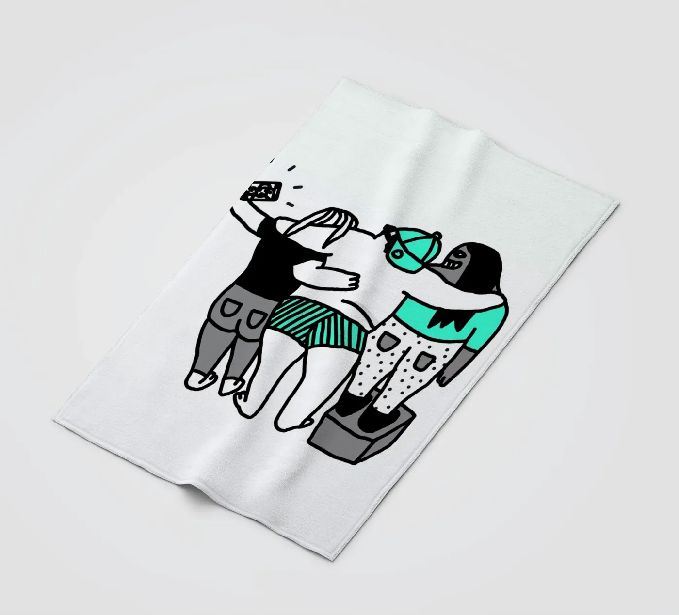 Selfie Fleecedecke von Herzette