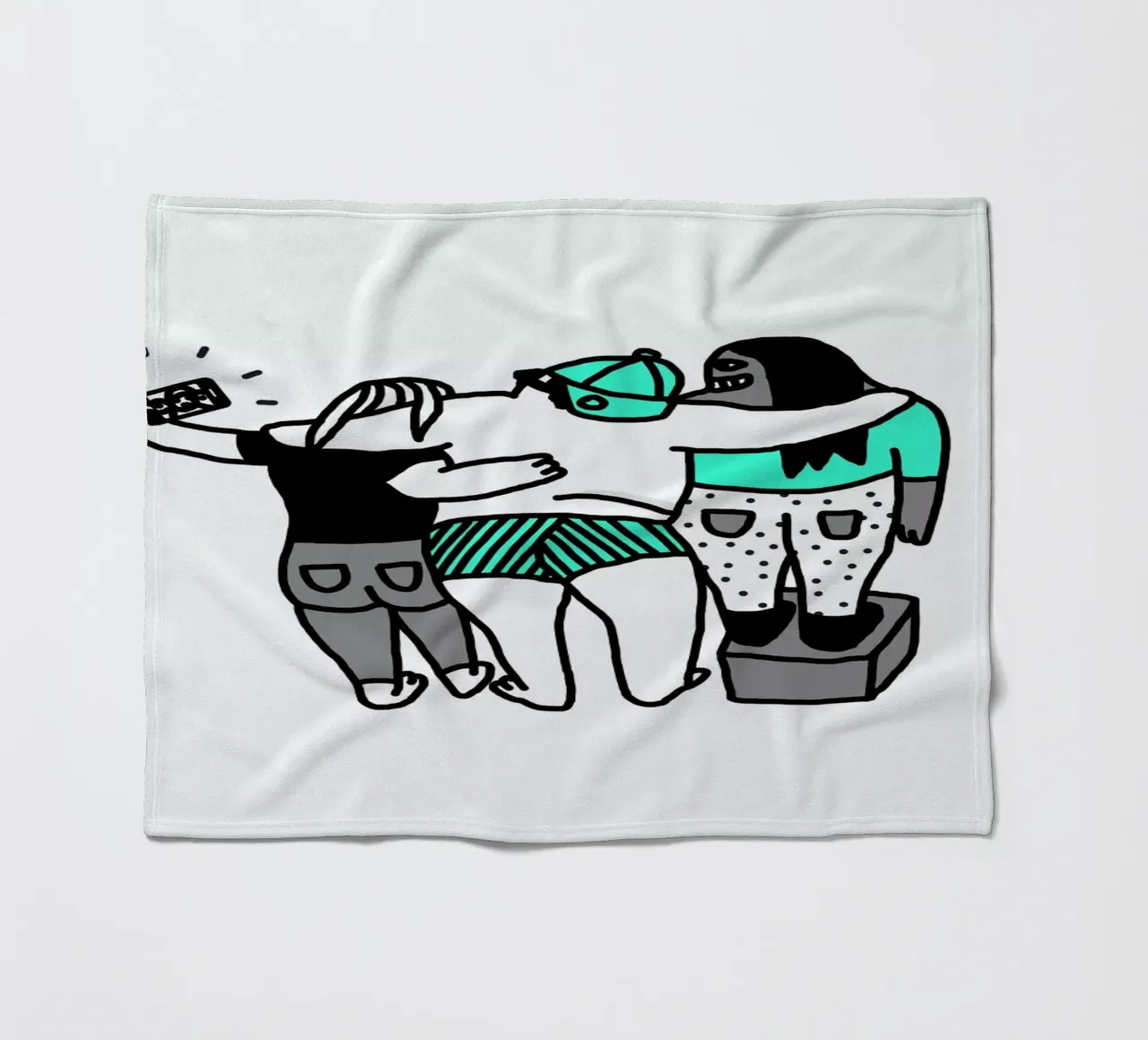 Selfie Fleecedecke von Herzette