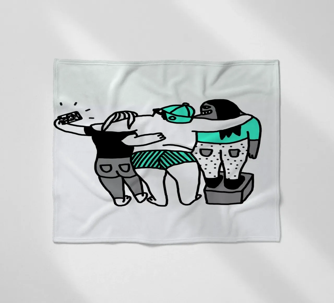 Selfie Fleecedecke von Herzette