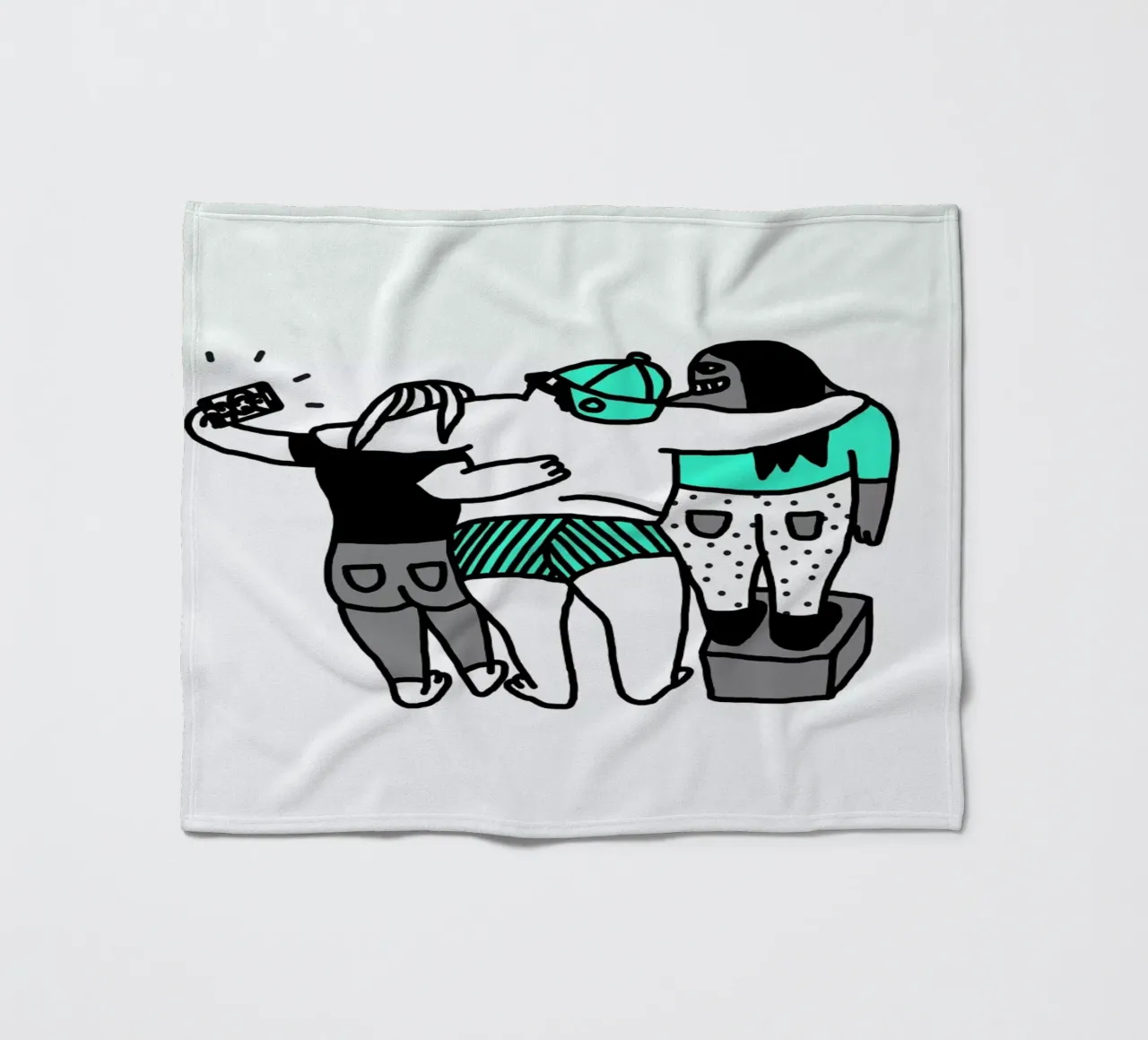 Selfie Fleecedecke von Herzette