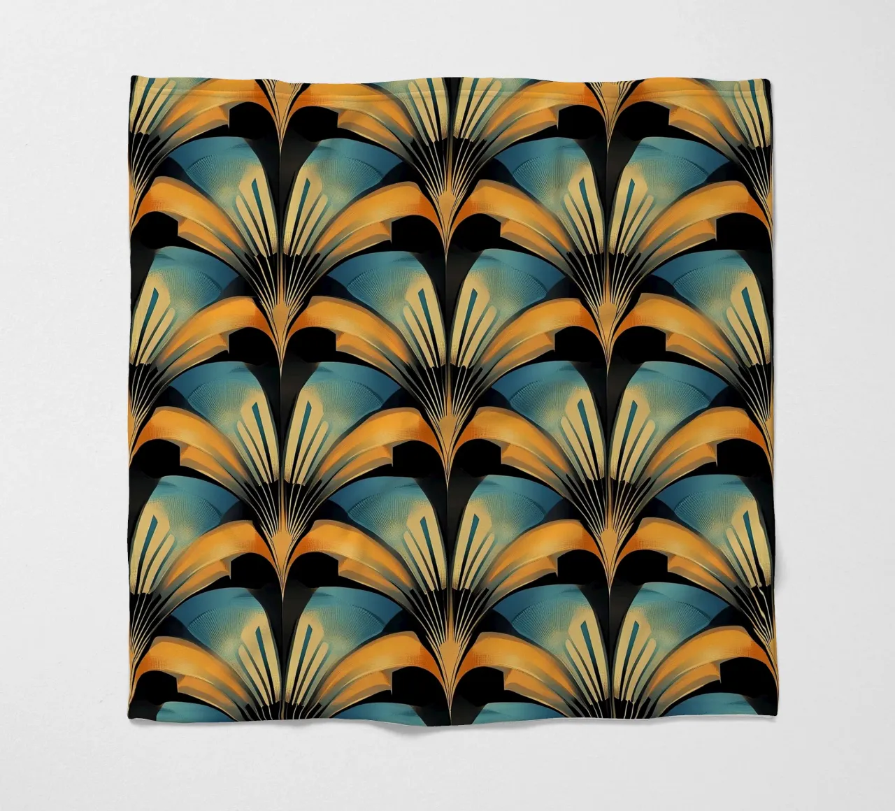 Art Deco fleece blanket by Golden Era
