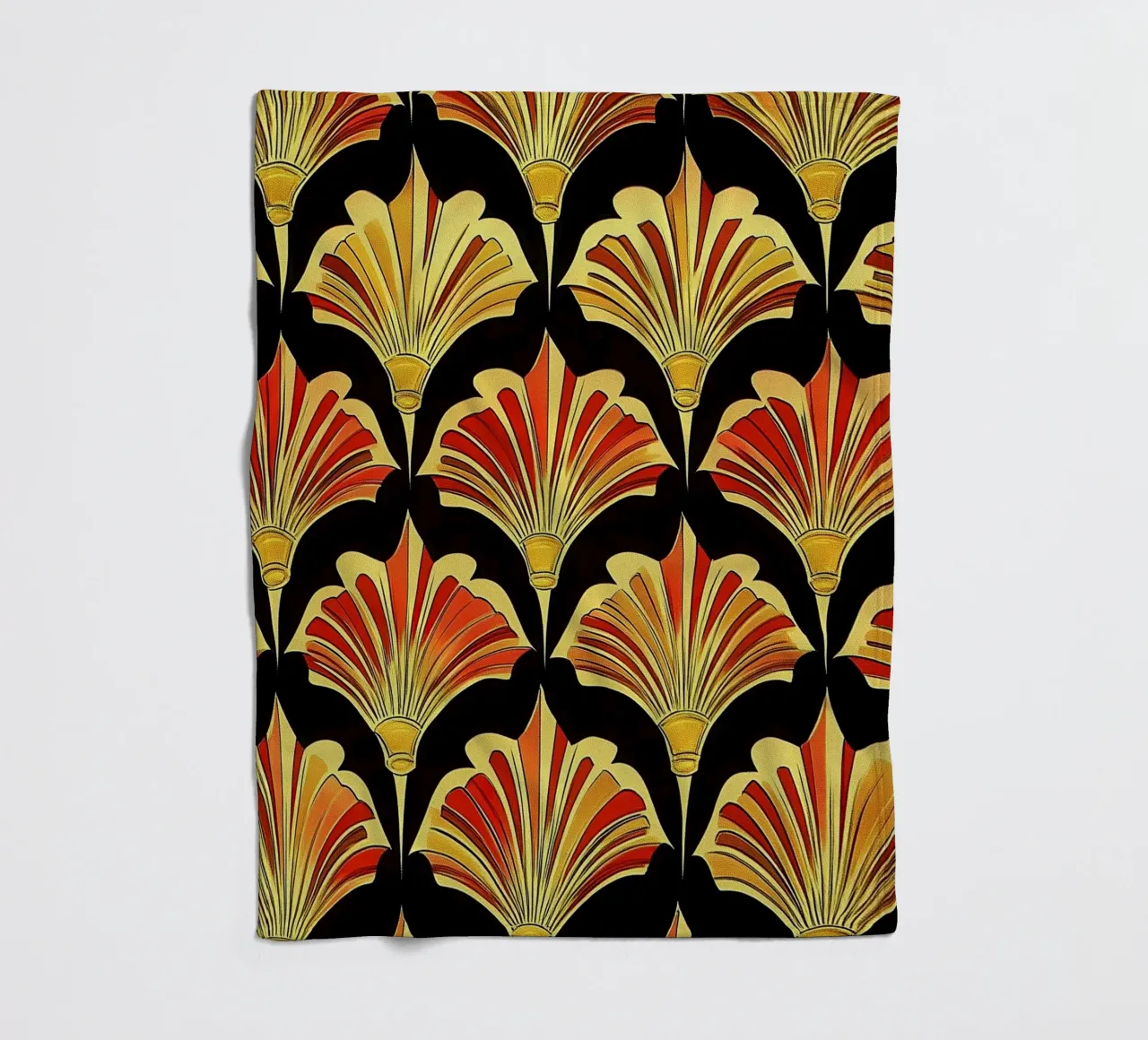 Art Deco coperta in pile da Golden Era