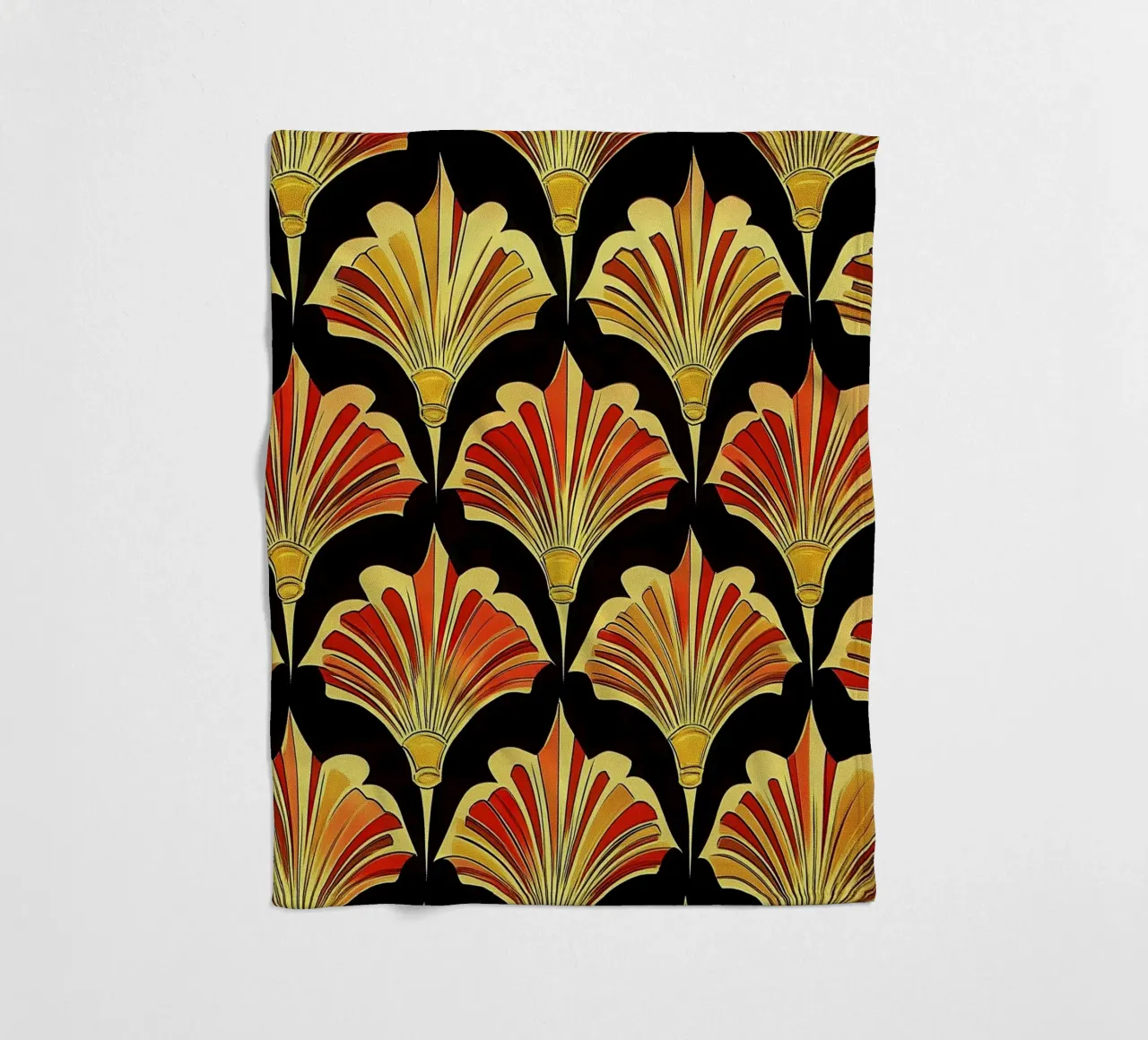 Art Deco coperta in pile da Golden Era