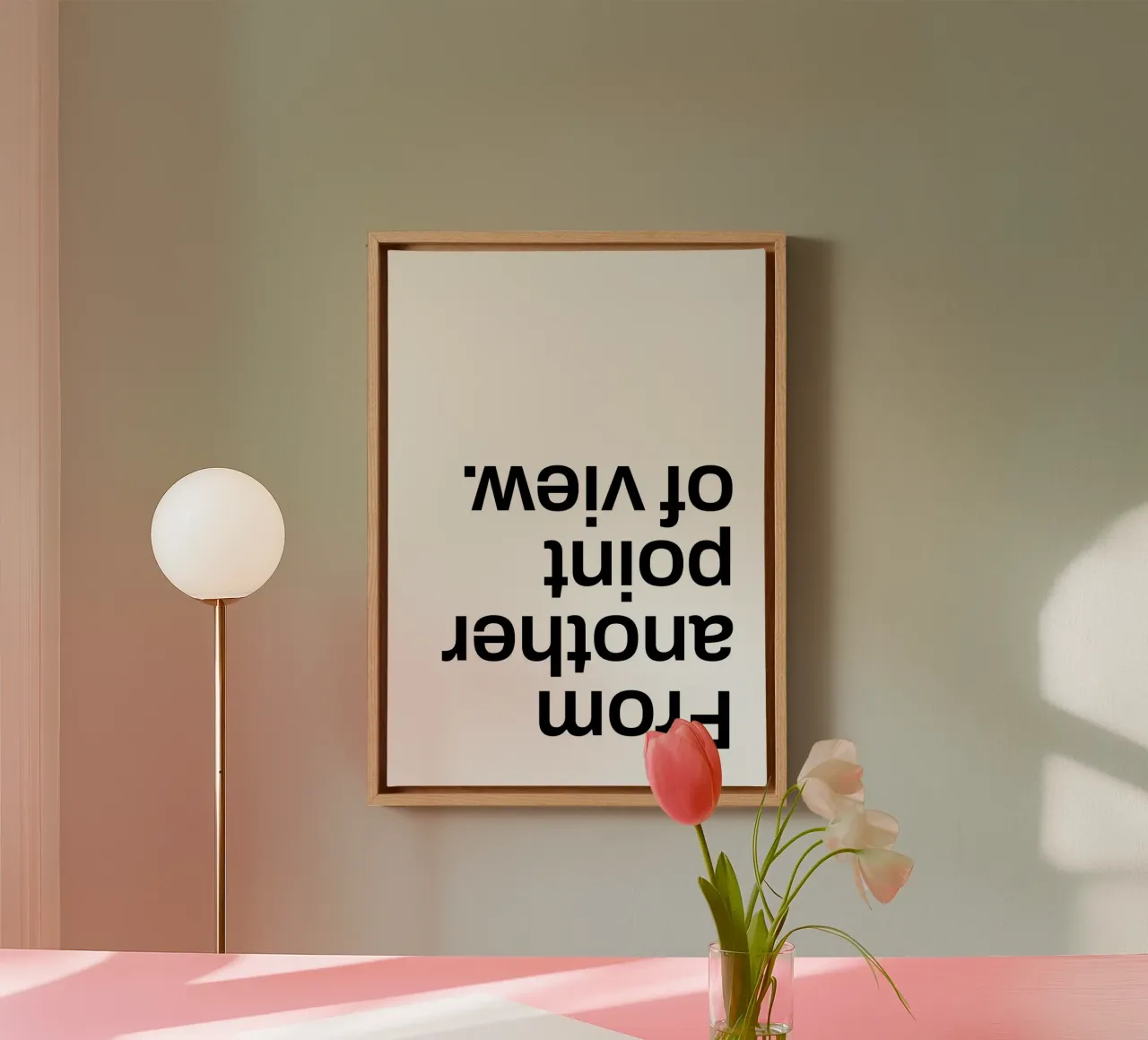 From another point of view quote canvas by Paigaam Studio