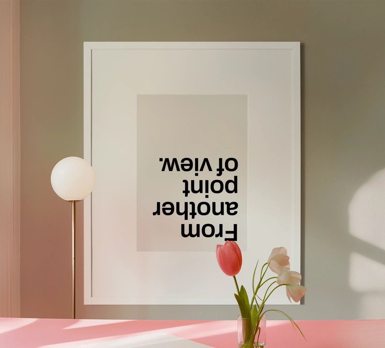 Aus einem anderen Blickwinkel Zitat Poster von Paigaam Studio