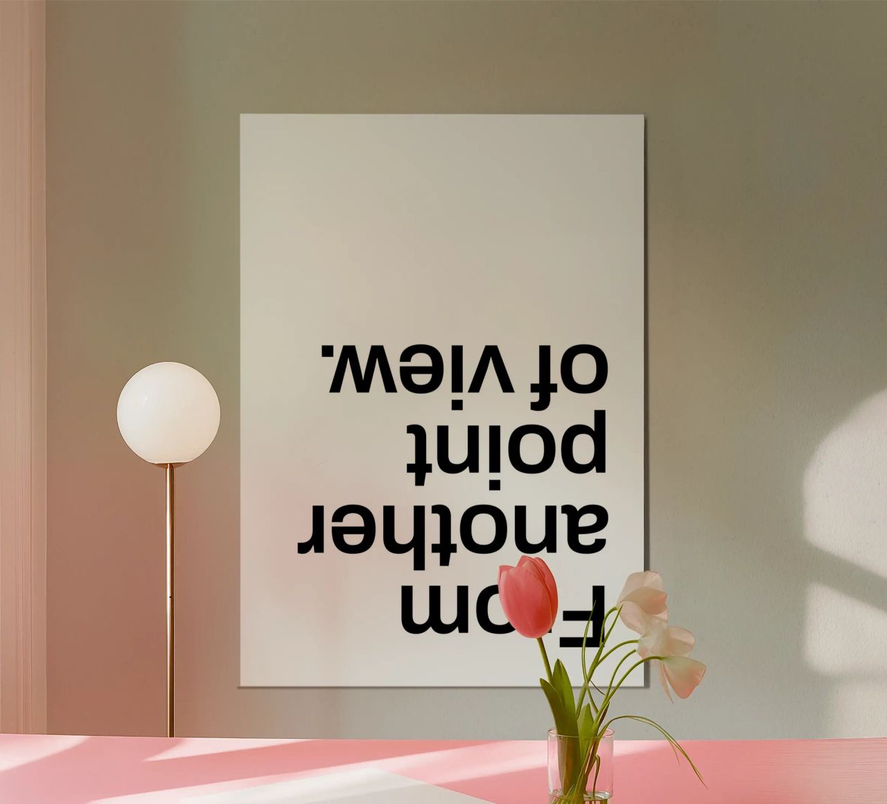 Aus einem anderen Blickwinkel Zitat Poster von Paigaam Studio