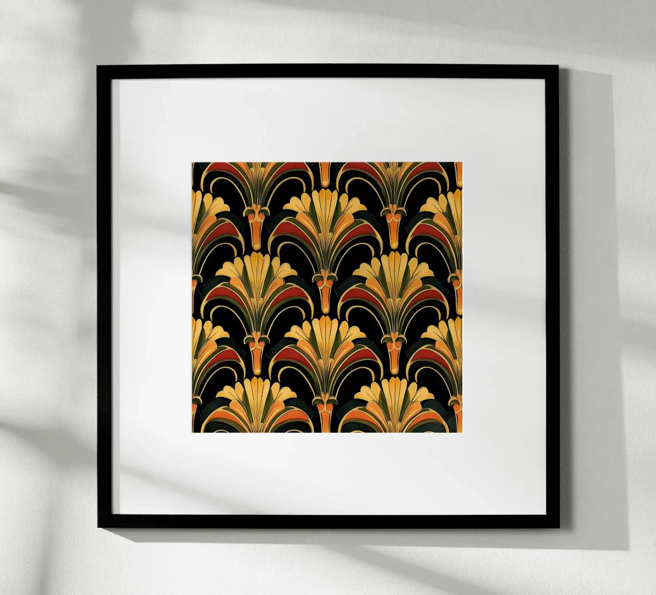 Art déco - Opulente Dynamik carta hahnemühle da Golden Era