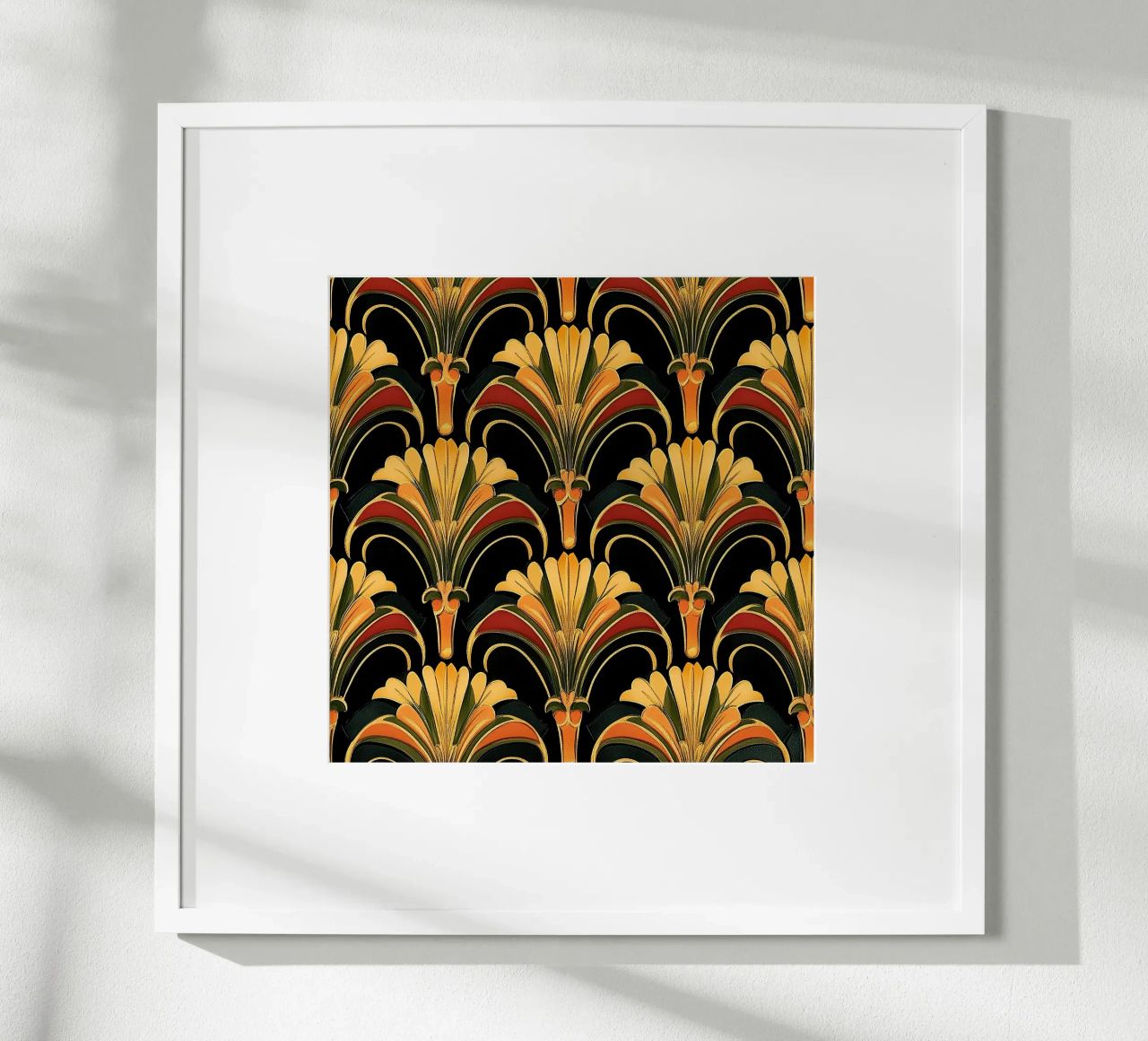 Art déco - Opulente Dynamik carta hahnemühle da Golden Era