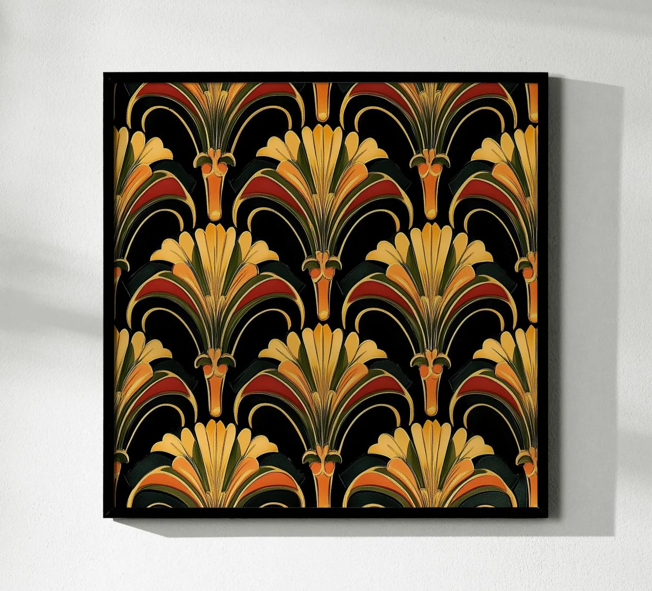 Art déco - Opulente Dynamik carta hahnemühle da Golden Era