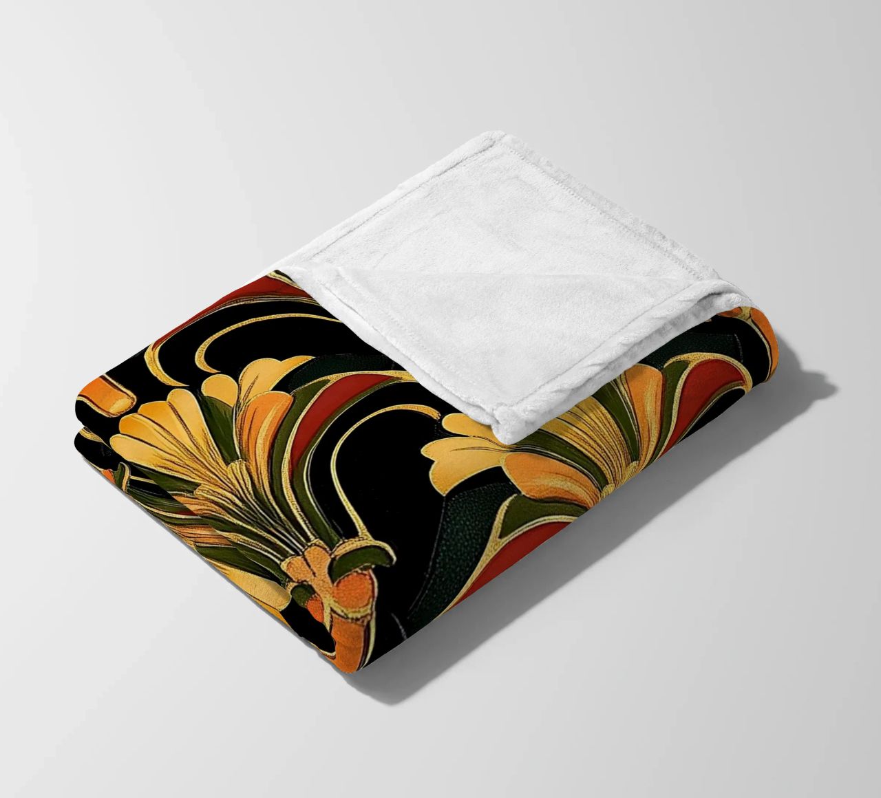 Art déco - Opulente Dynamik coperta in pile da Golden Era
