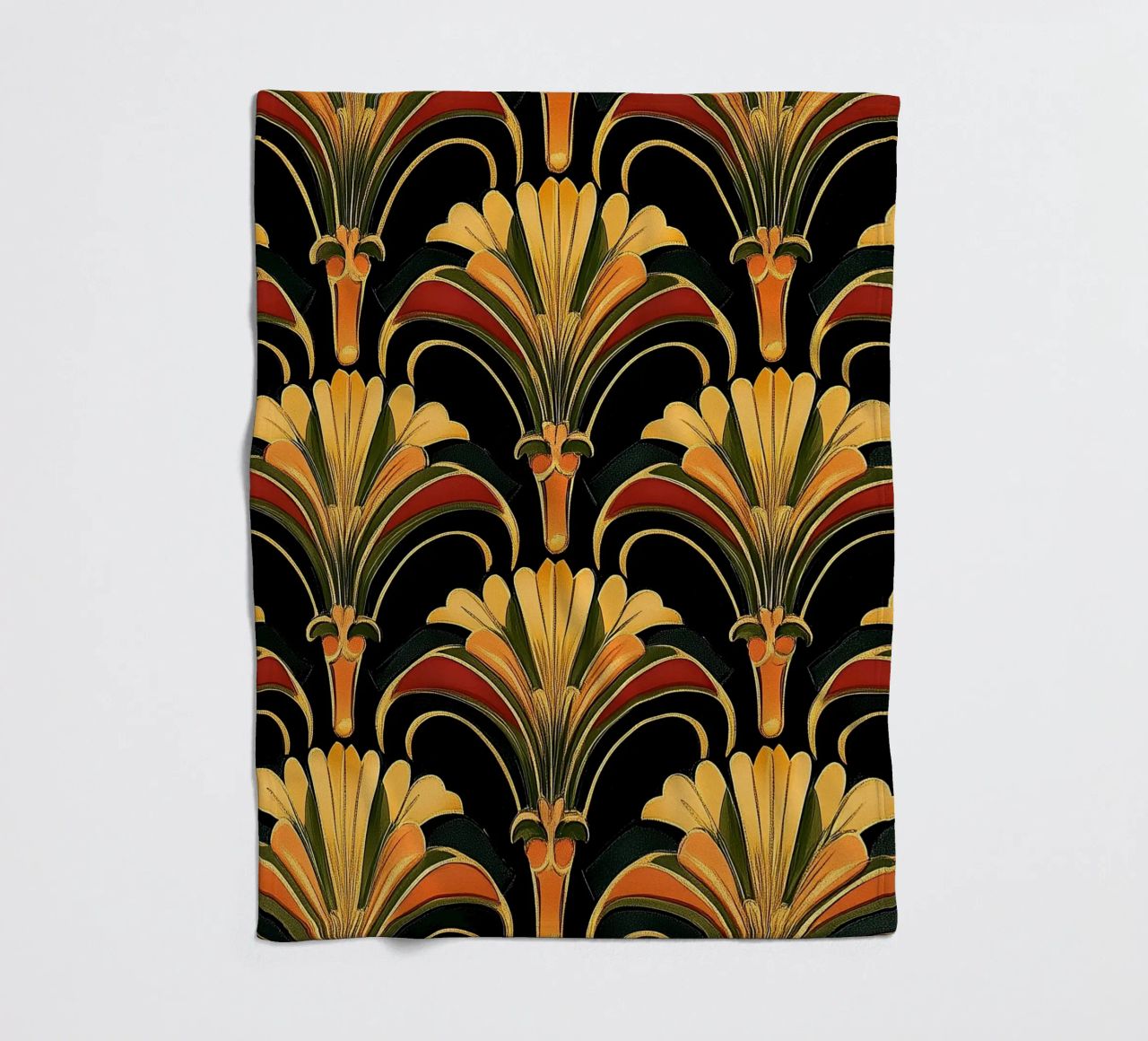 Art déco - Opulente Dynamik coperta in pile da Golden Era