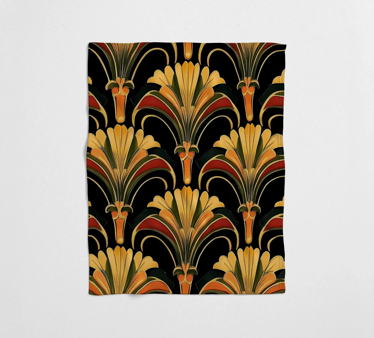 Art déco - Opulente Dynamik coperta in pile da Golden Era