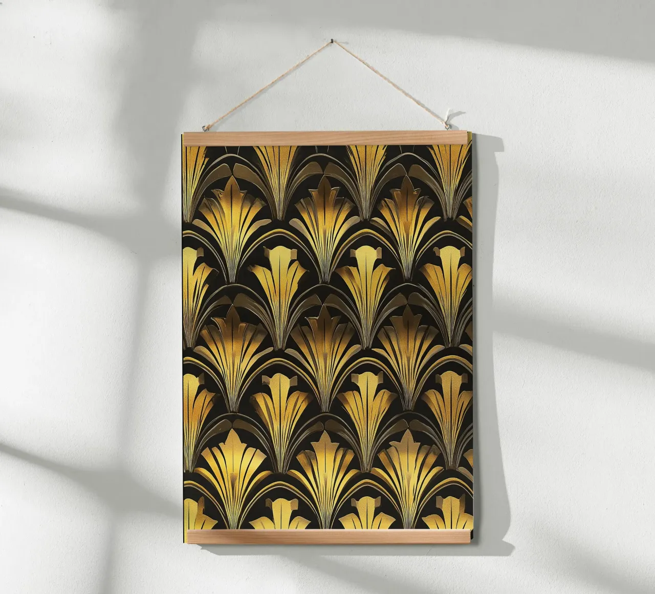Art Deco - Goldene Strukturen hahnemühle by Golden Era