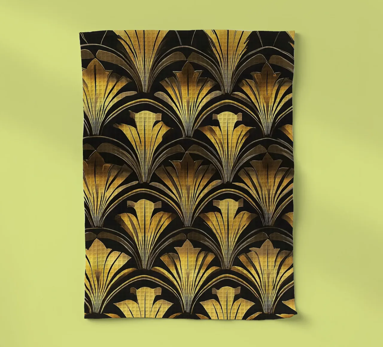 Art Deco - Goldene Strukturen torchon de Golden Era