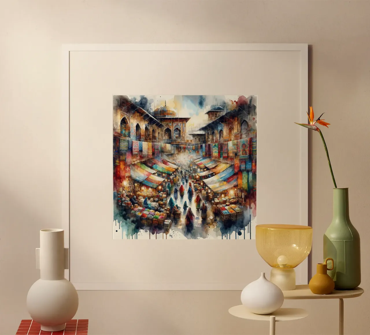La sinfonia di colori di Bazaar carta hahnemühle da Chromatic Fusion Studio