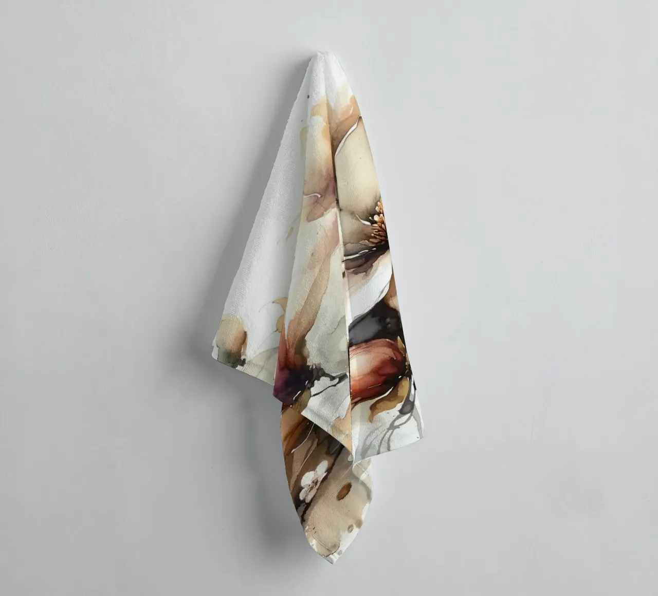 Blooming Elegantly towel by Chromatic Fusion Studio