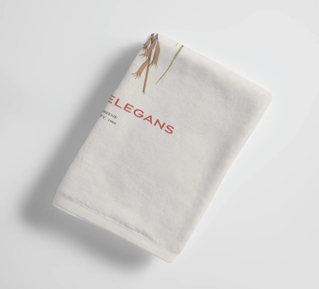 Sierpapegaai of Neophema elegans badhanddoek van Vintagrafica