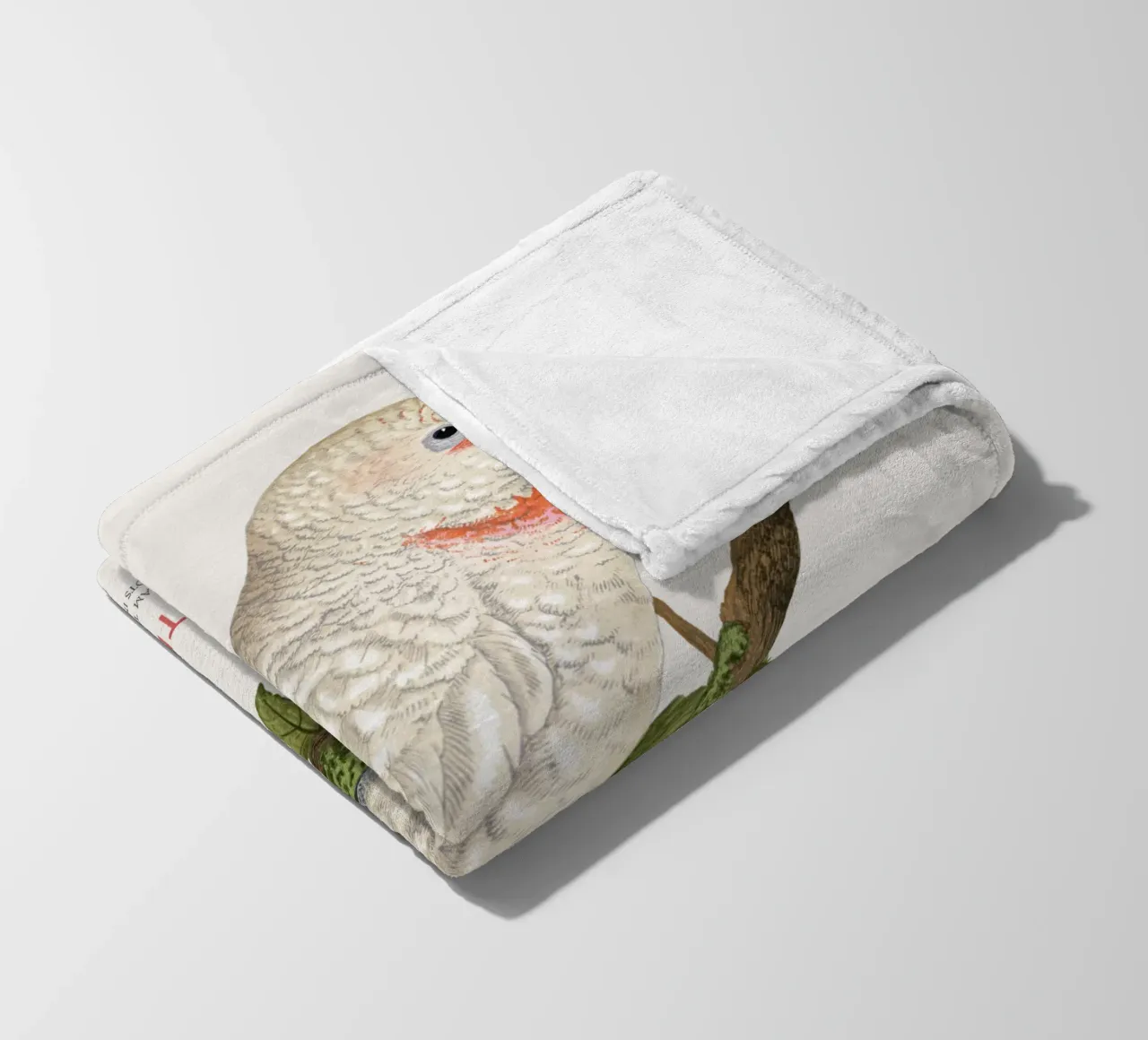 Langschnabelkakadu oder Cacatua tenuirostris Fleecedecke von Vintagrafica