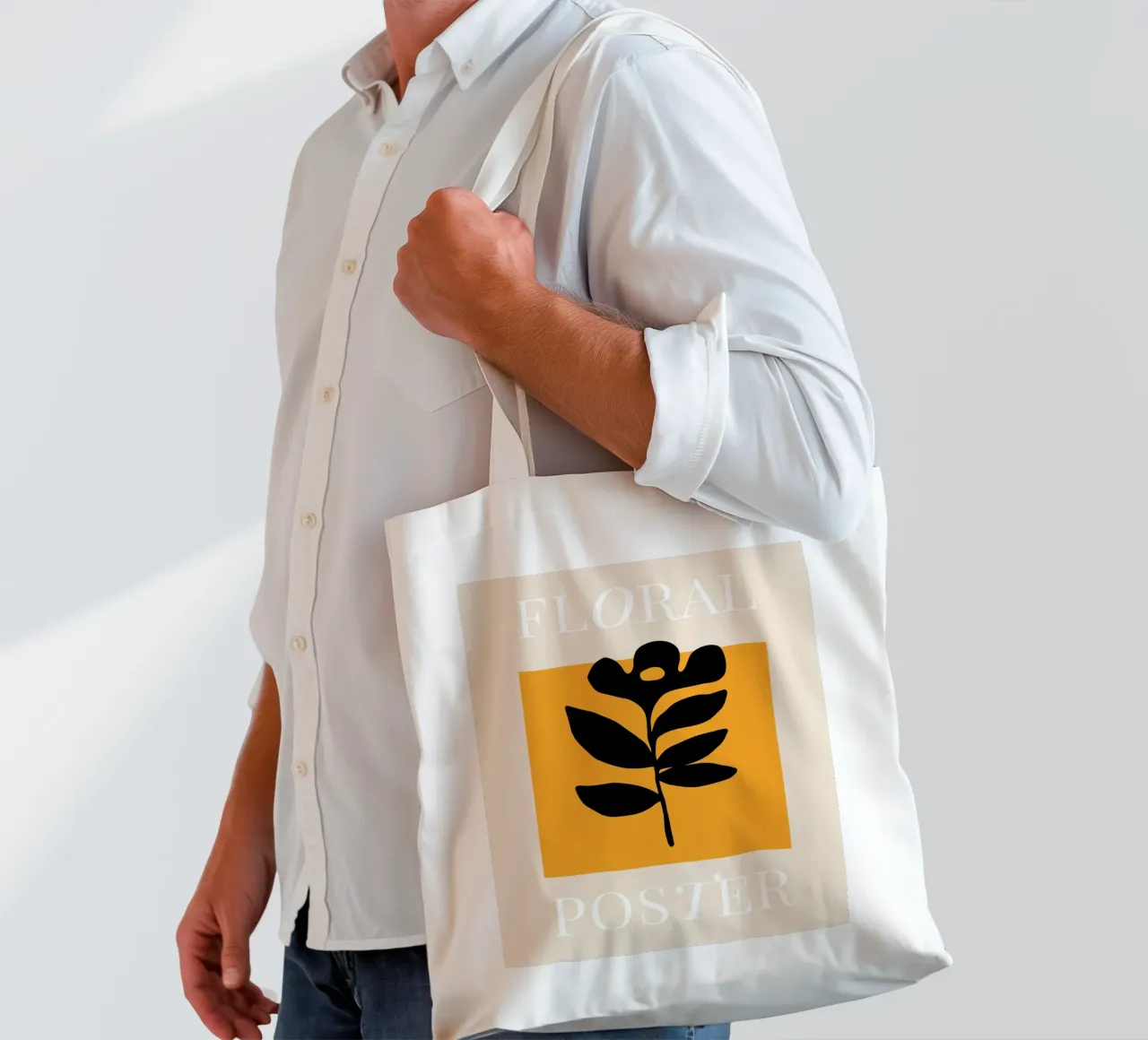 Delicate Line No 10 borsa in juta da treechild