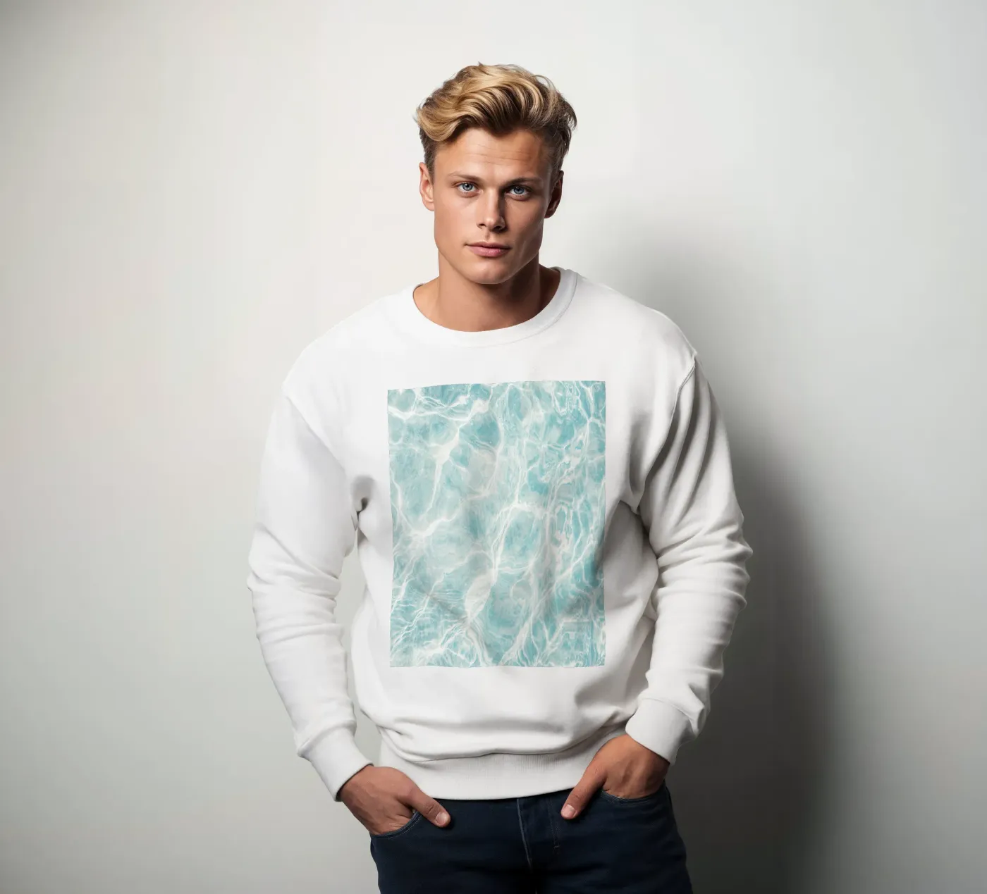 Water Pattern sweatshirt by Dagmar Pels