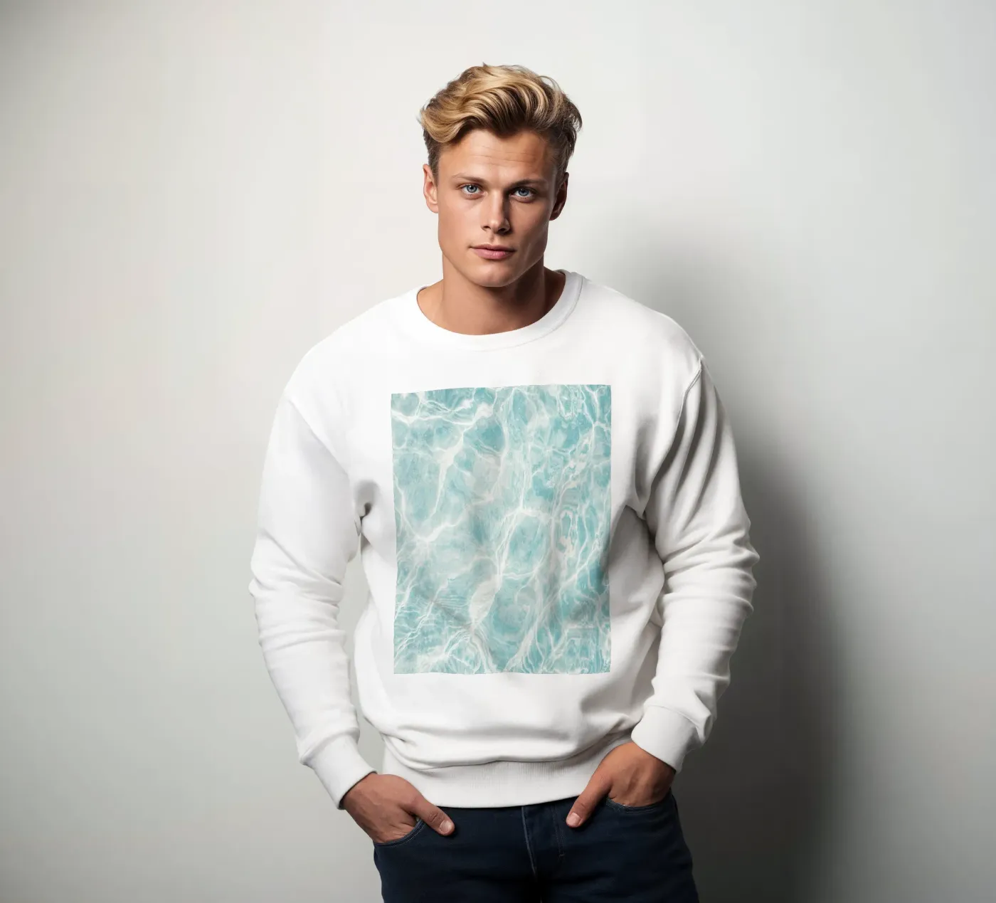 Water Pattern sweatshirt by Dagmar Pels