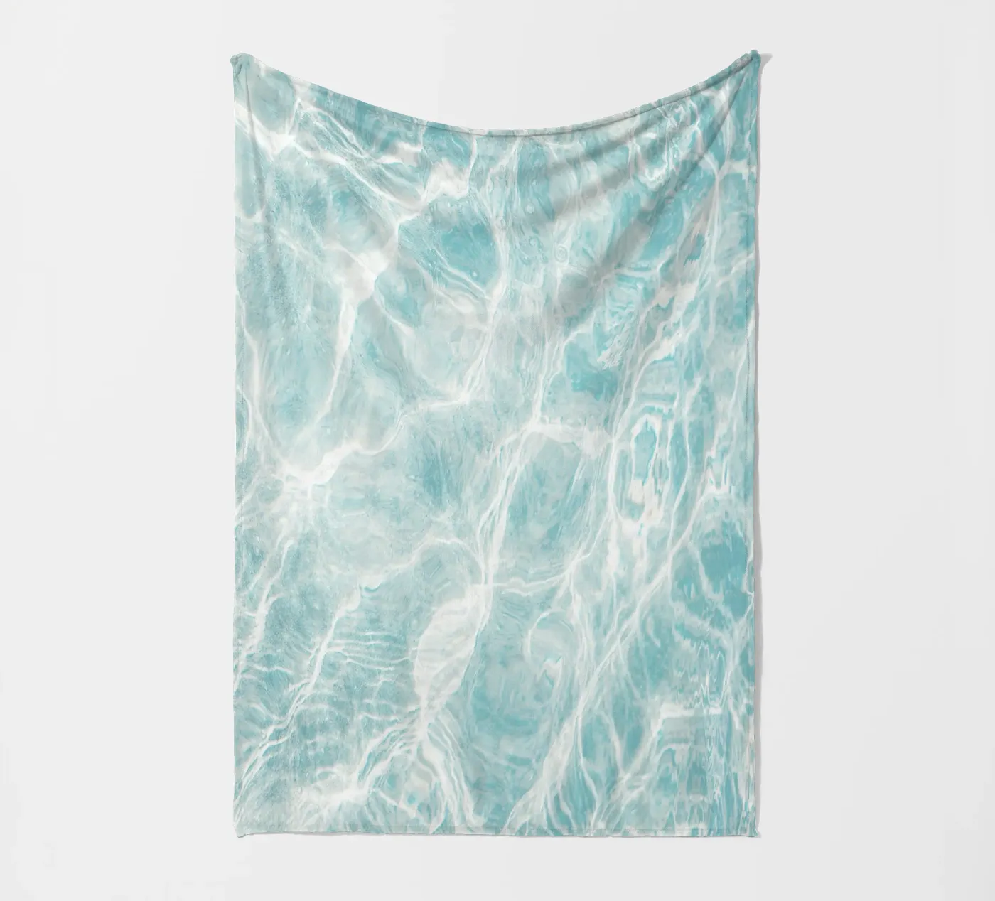 Water Pattern fleece blanket by Dagmar Pels