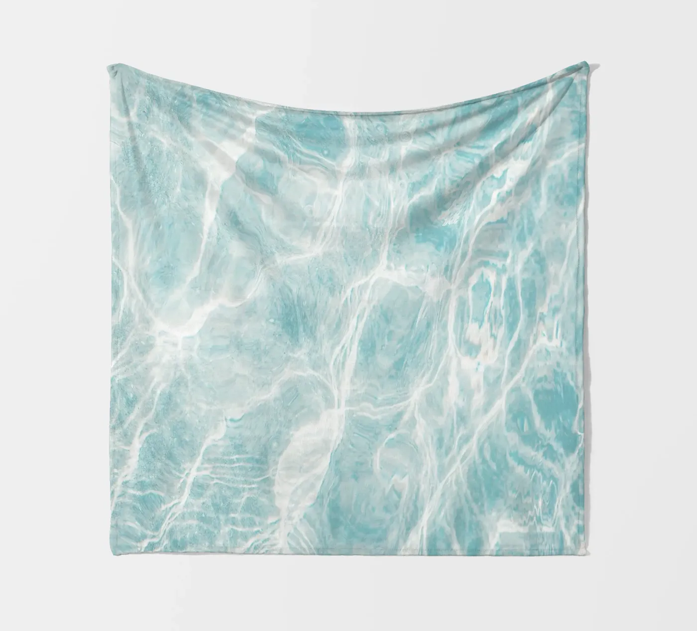 Water Pattern fleece blanket by Dagmar Pels
