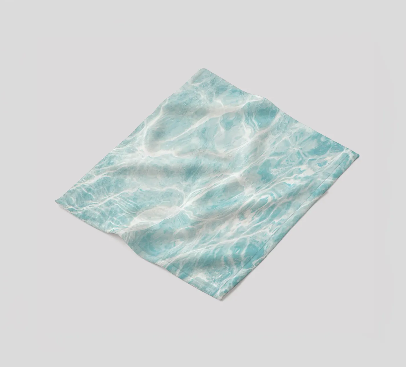 Water Pattern fleece blanket by Dagmar Pels