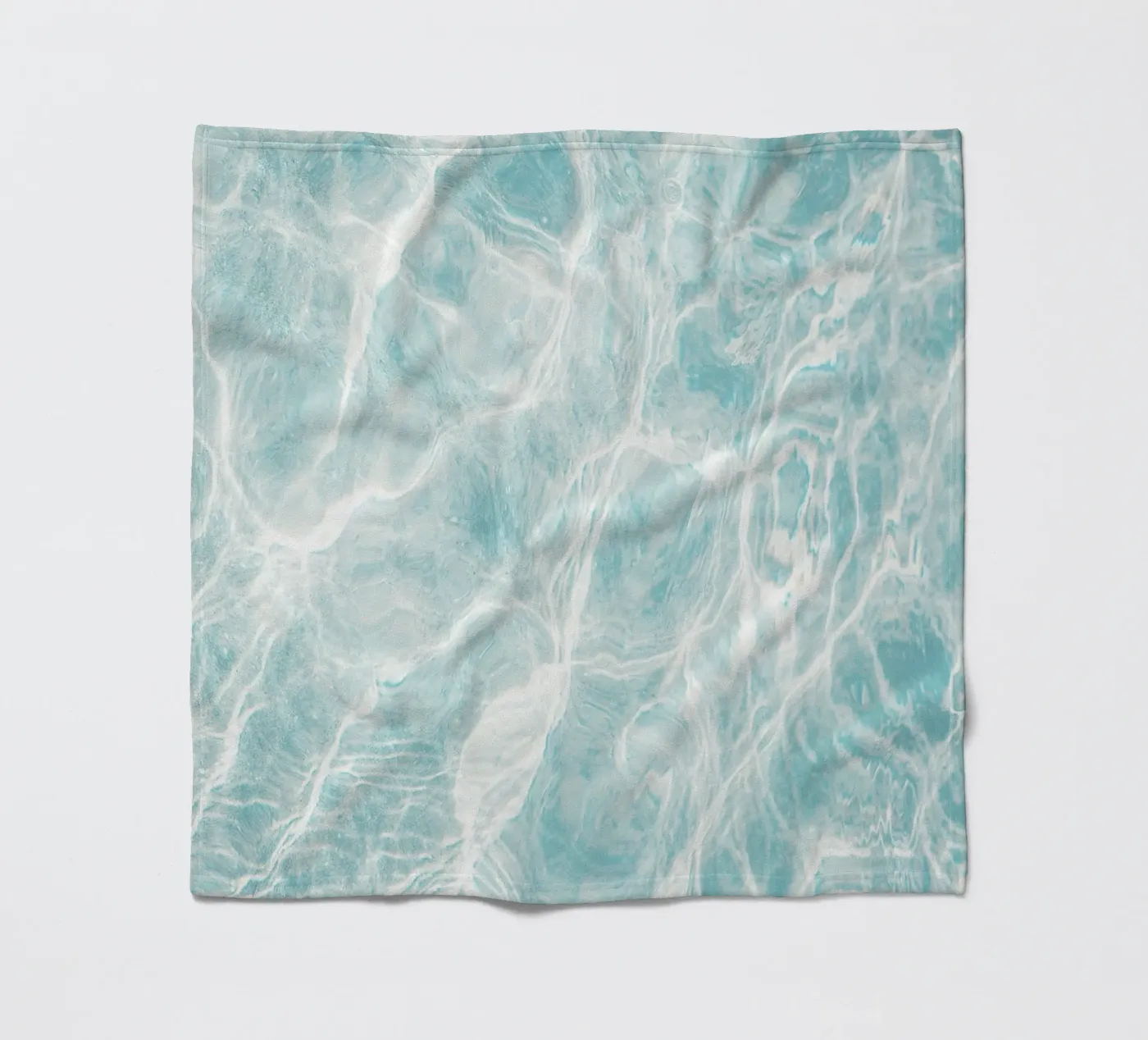 Water Pattern fleece blanket by Dagmar Pels