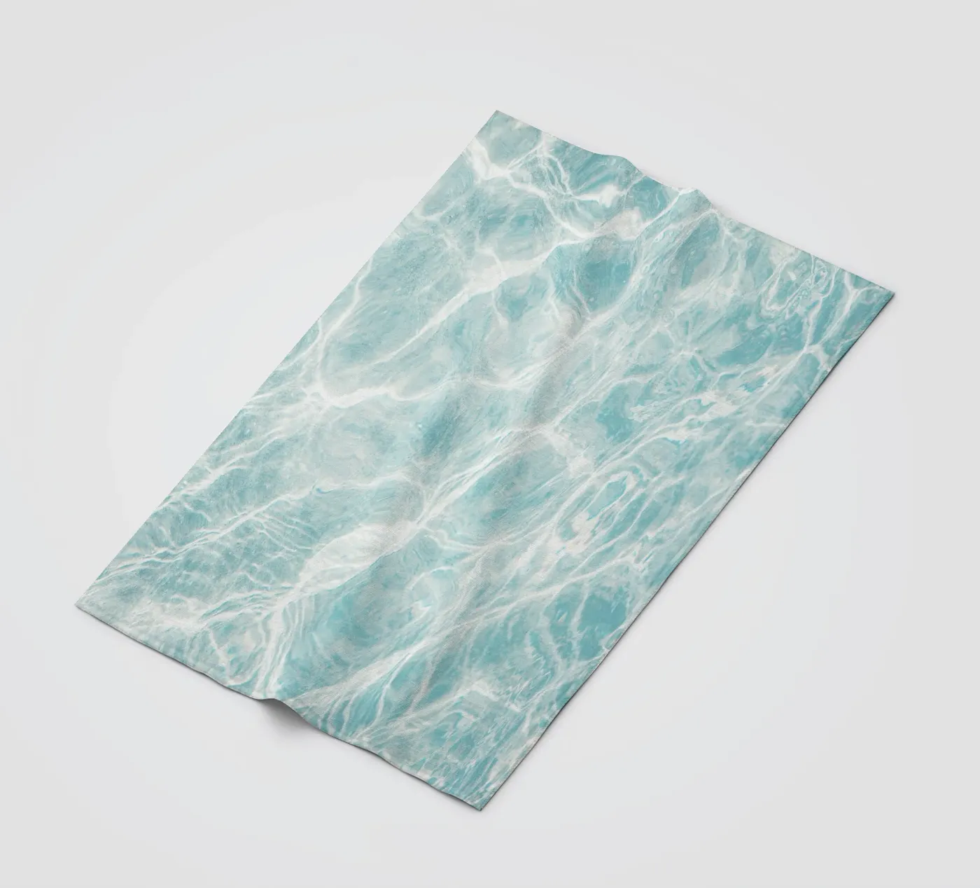 Water Pattern fleece blanket by Dagmar Pels