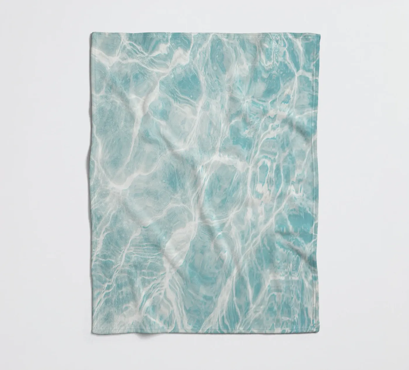 Water Pattern fleece blanket by Dagmar Pels