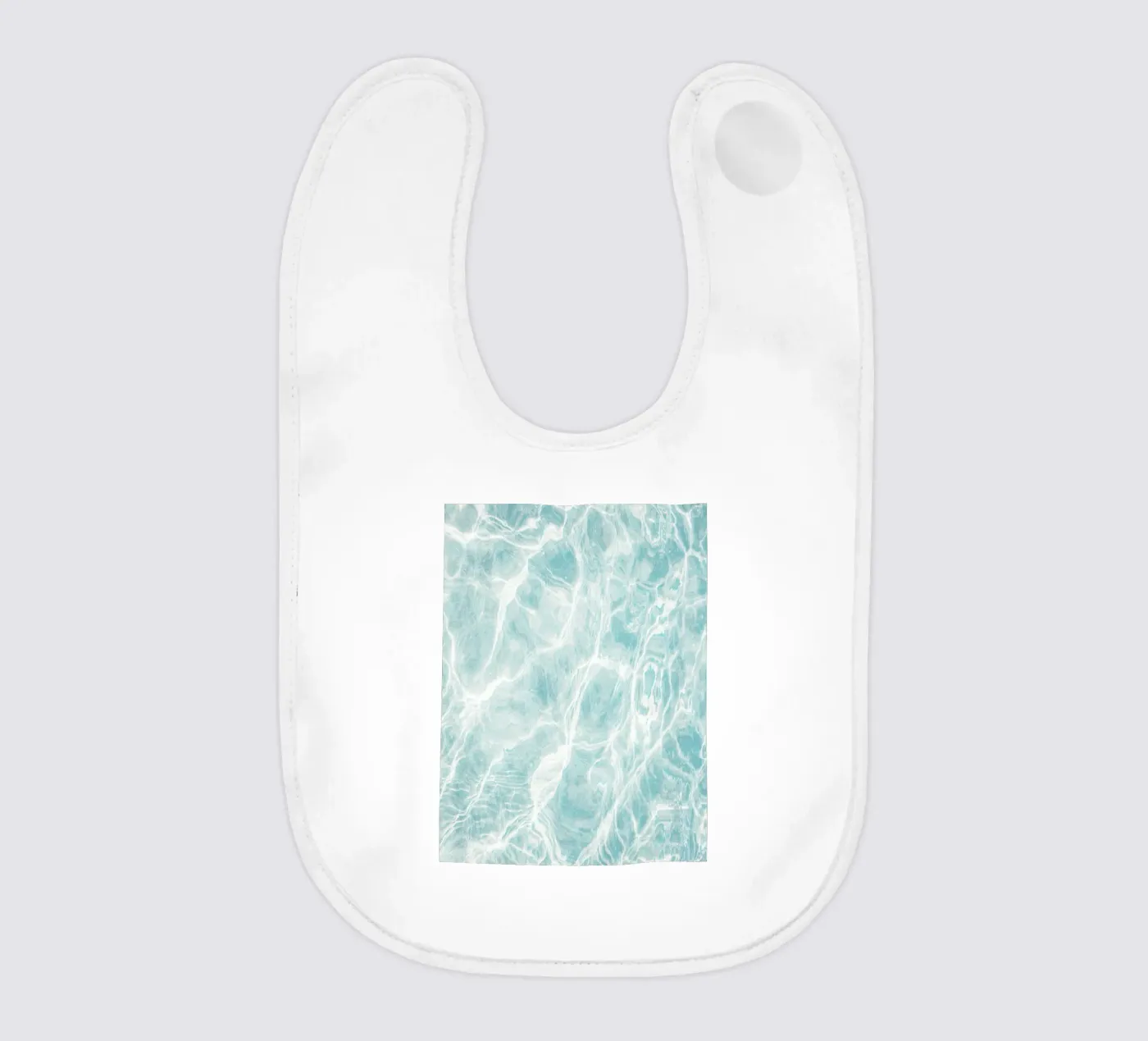 Wasser-Muster Babylätzchen von Dagmar Pels