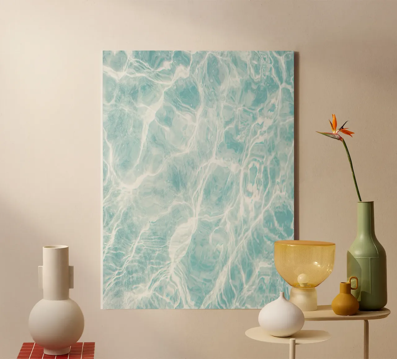 Waterpatroon canvas met Baklijst van Dagmar Pels