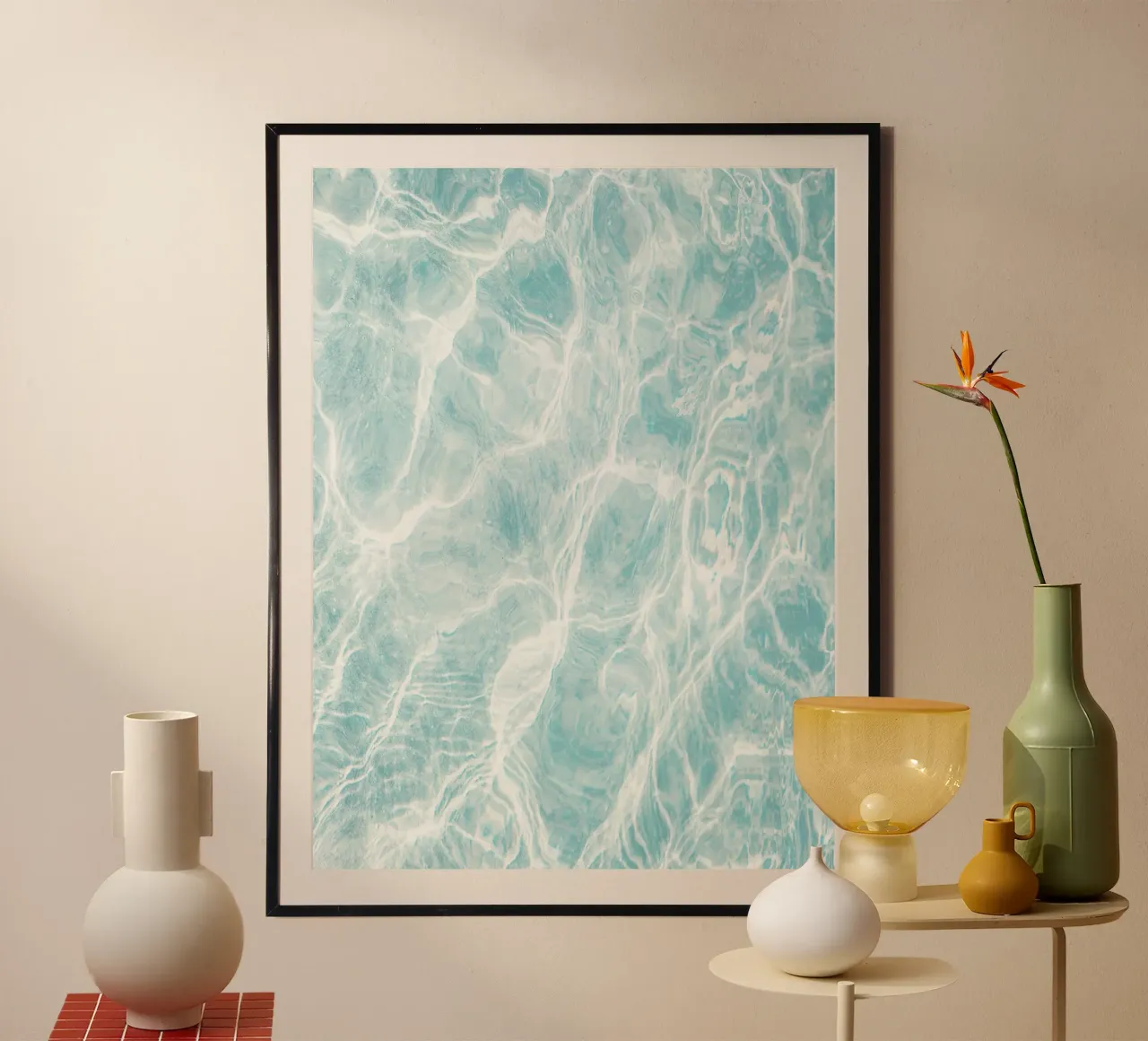 Water Pattern poster by Dagmar Pels
