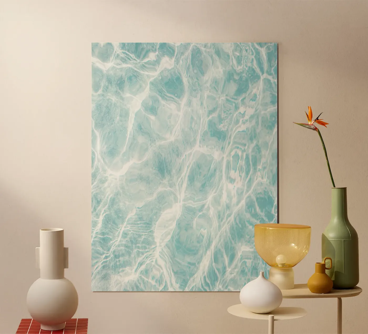 Water Pattern poster by Dagmar Pels
