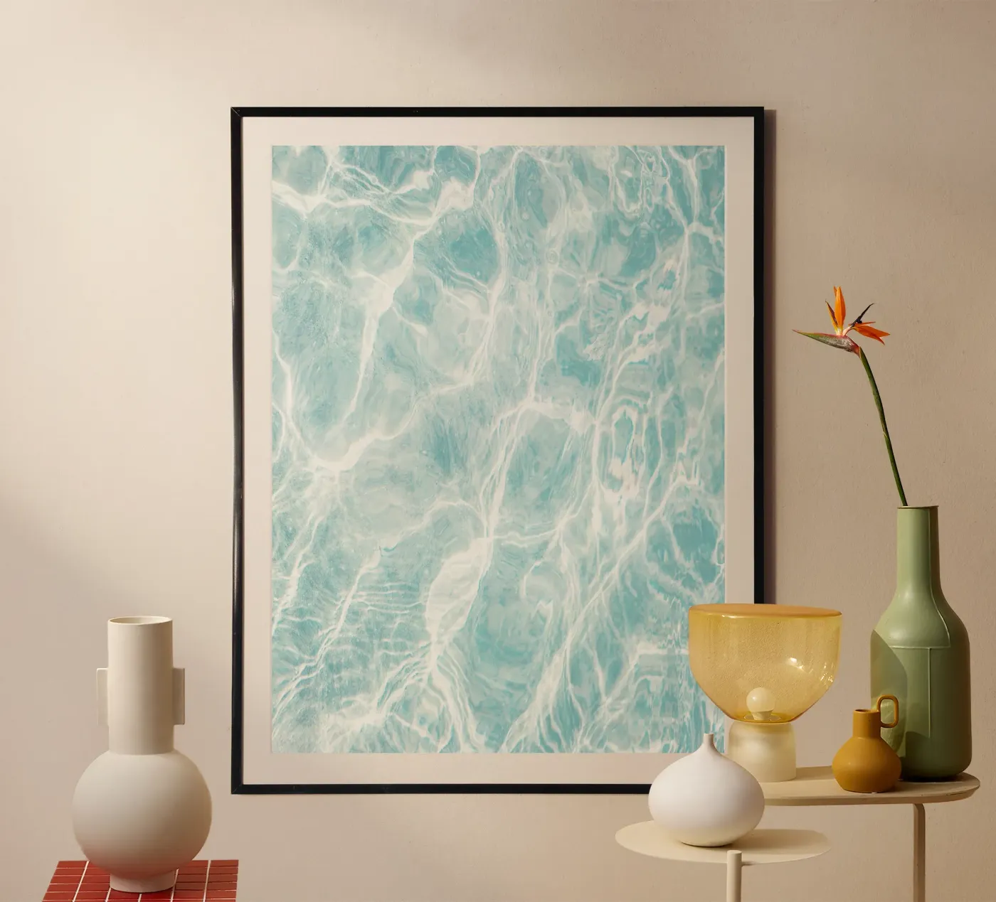 Water Pattern poster by Dagmar Pels
