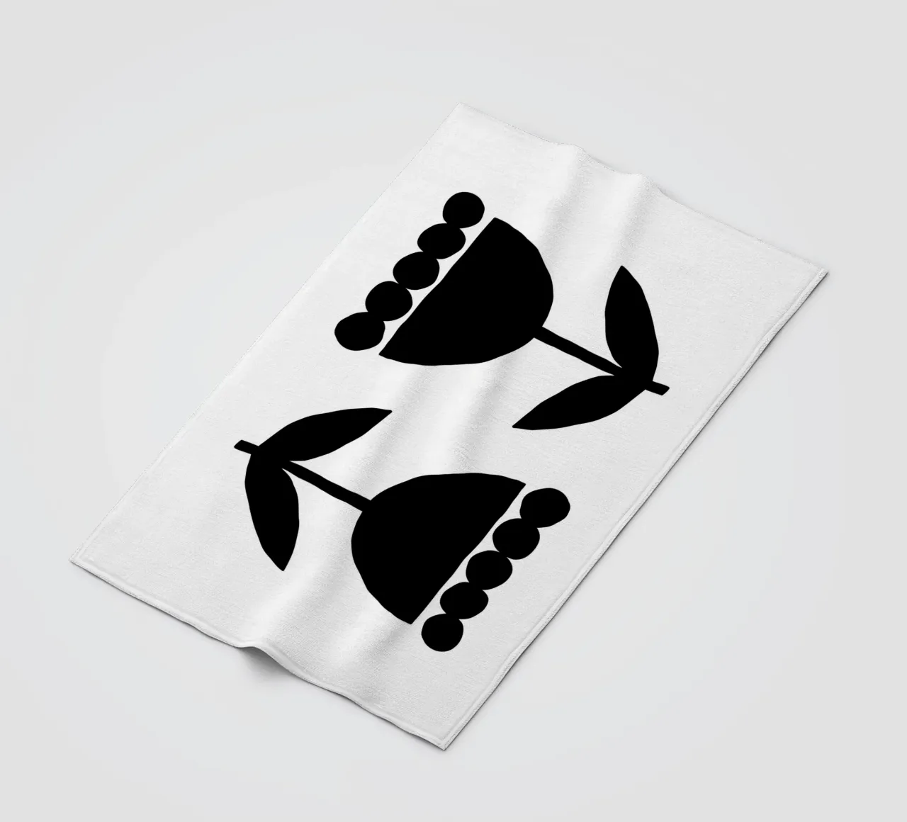 Delicate Line No 13 coperta in pile da treechild