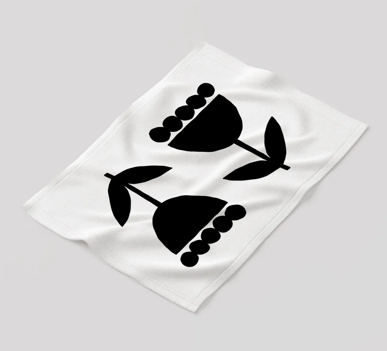 Delicate Line No 13 coperta in pile da treechild
