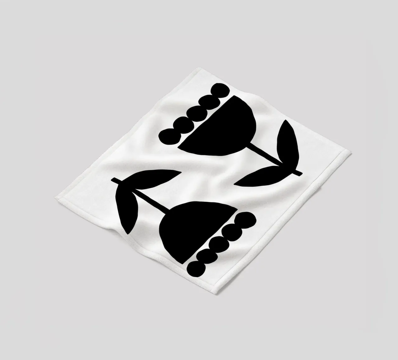 Delicate Line No 13 coperta in pile da treechild