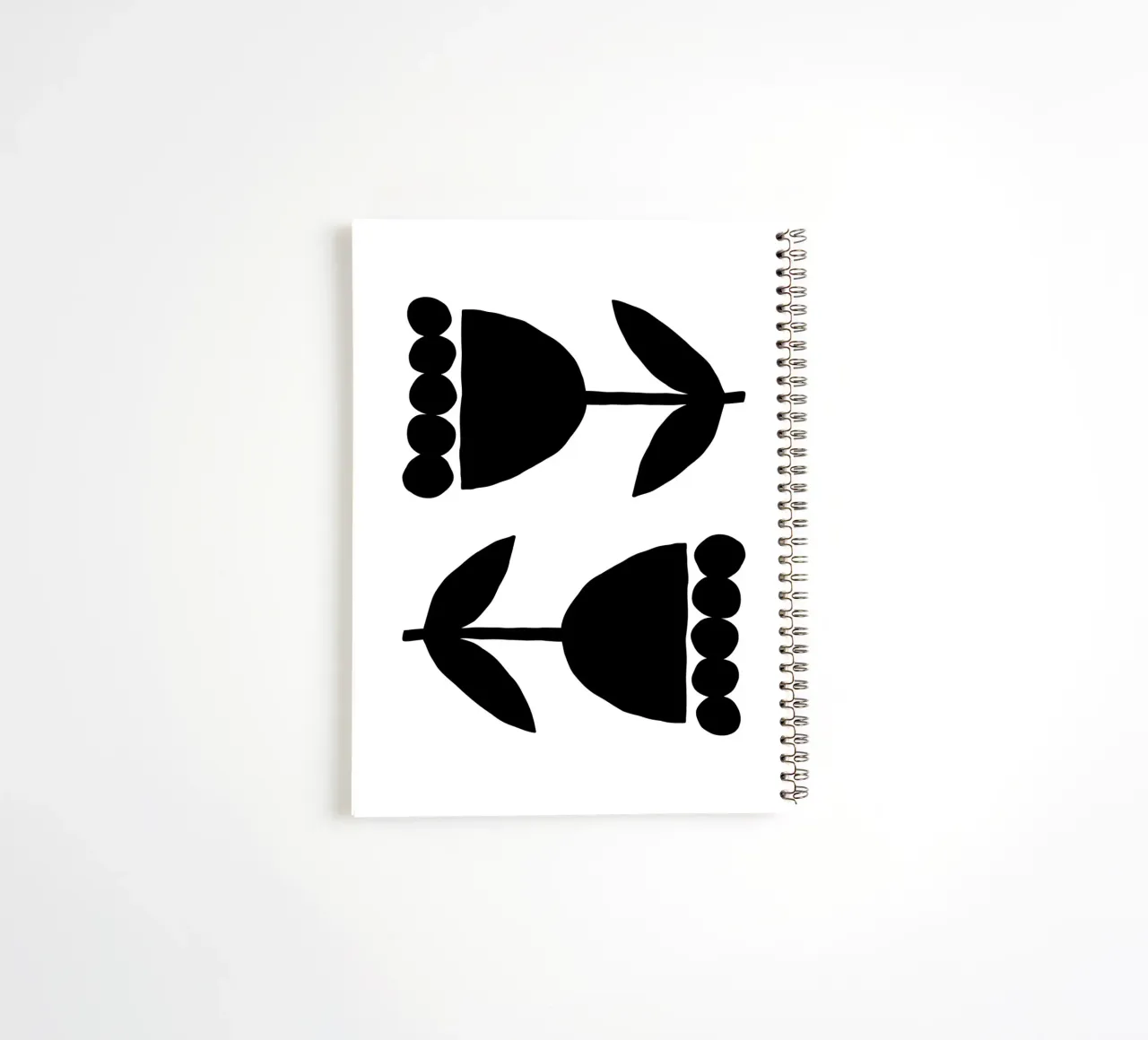 Delicate Line No 13 spiral notebook by treechild