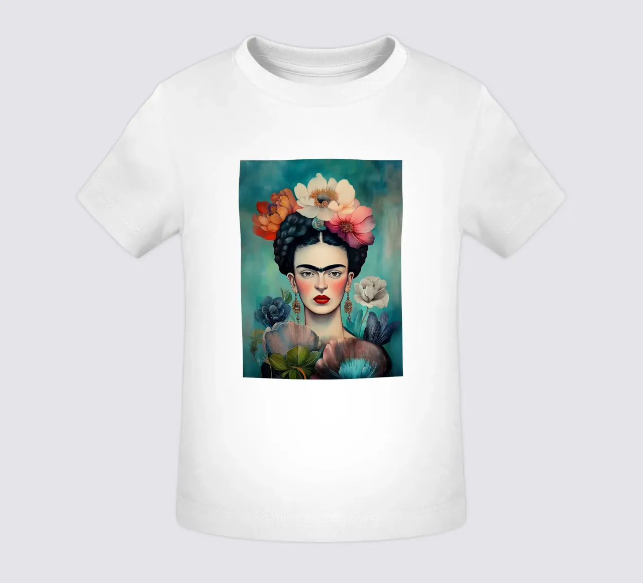 Frida, espressione di creatività maglietta neonato da Carinaprint