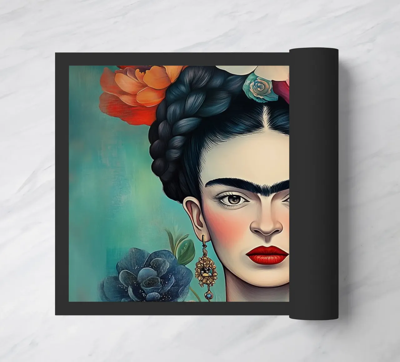 Frida, espressione di creatività zerbino da Carinaprint