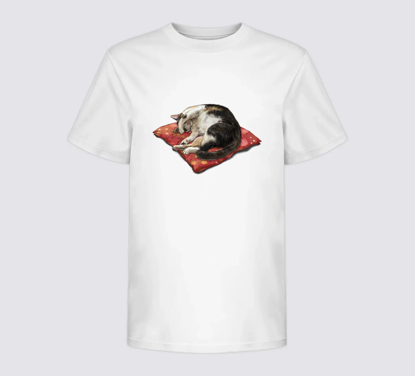 Gatto che sonnecchia t-shirt bambini da Laura Graves