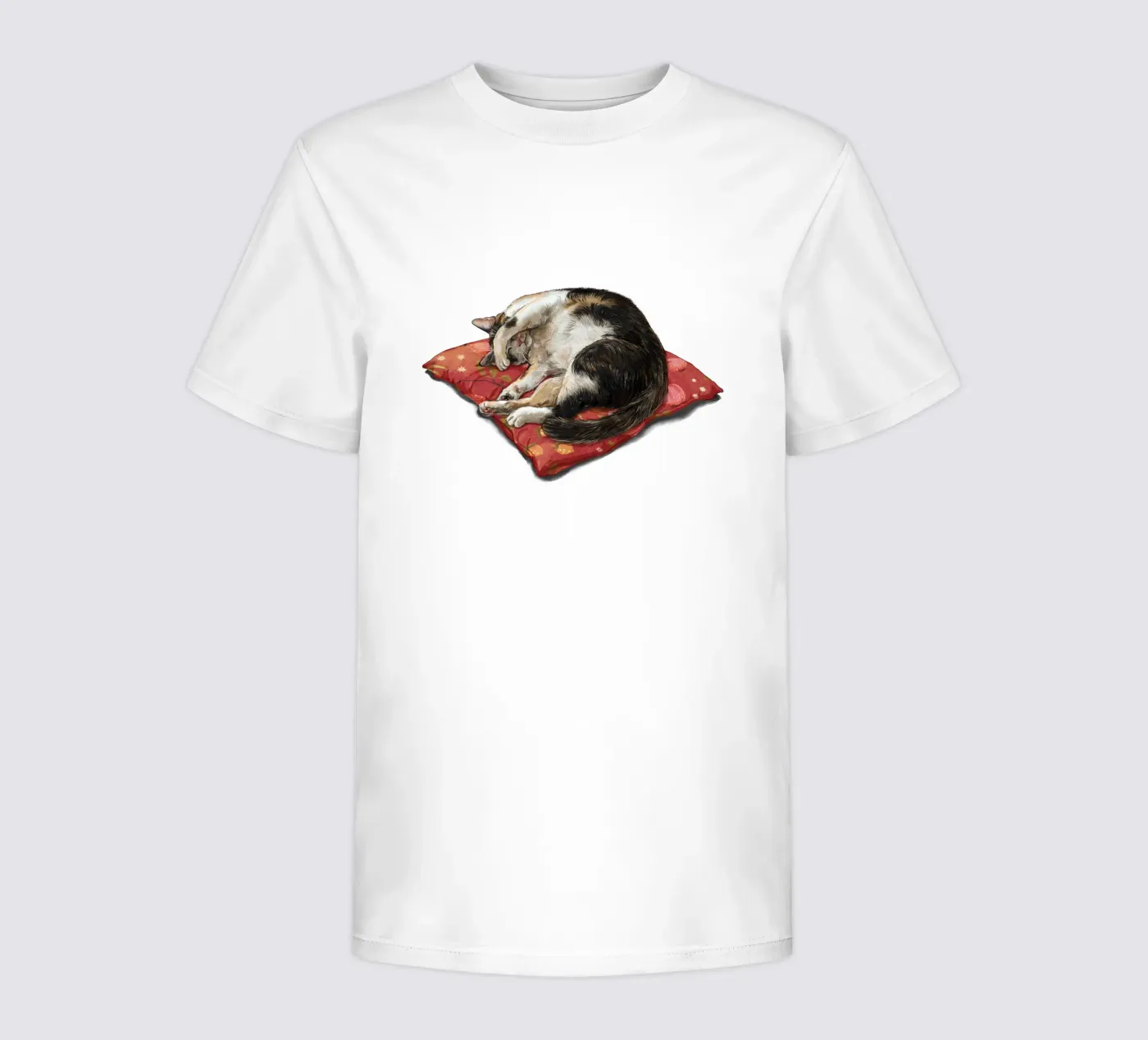 Gatto che sonnecchia t-shirt bambini da Laura Graves