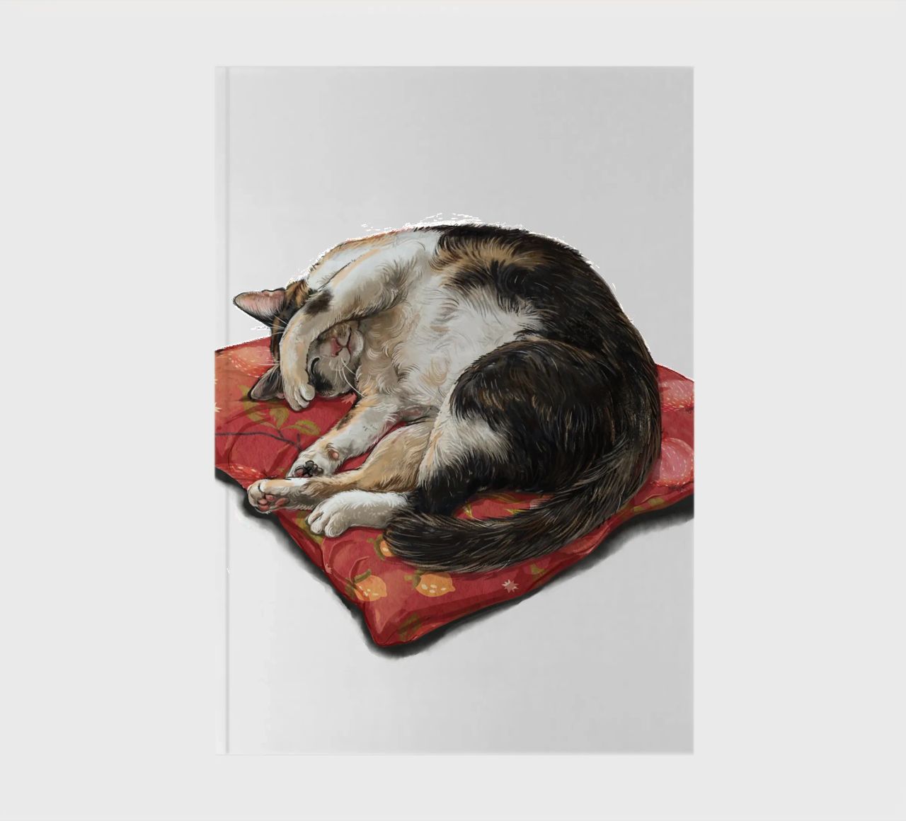 Napping Cat notebook by Laura Graves