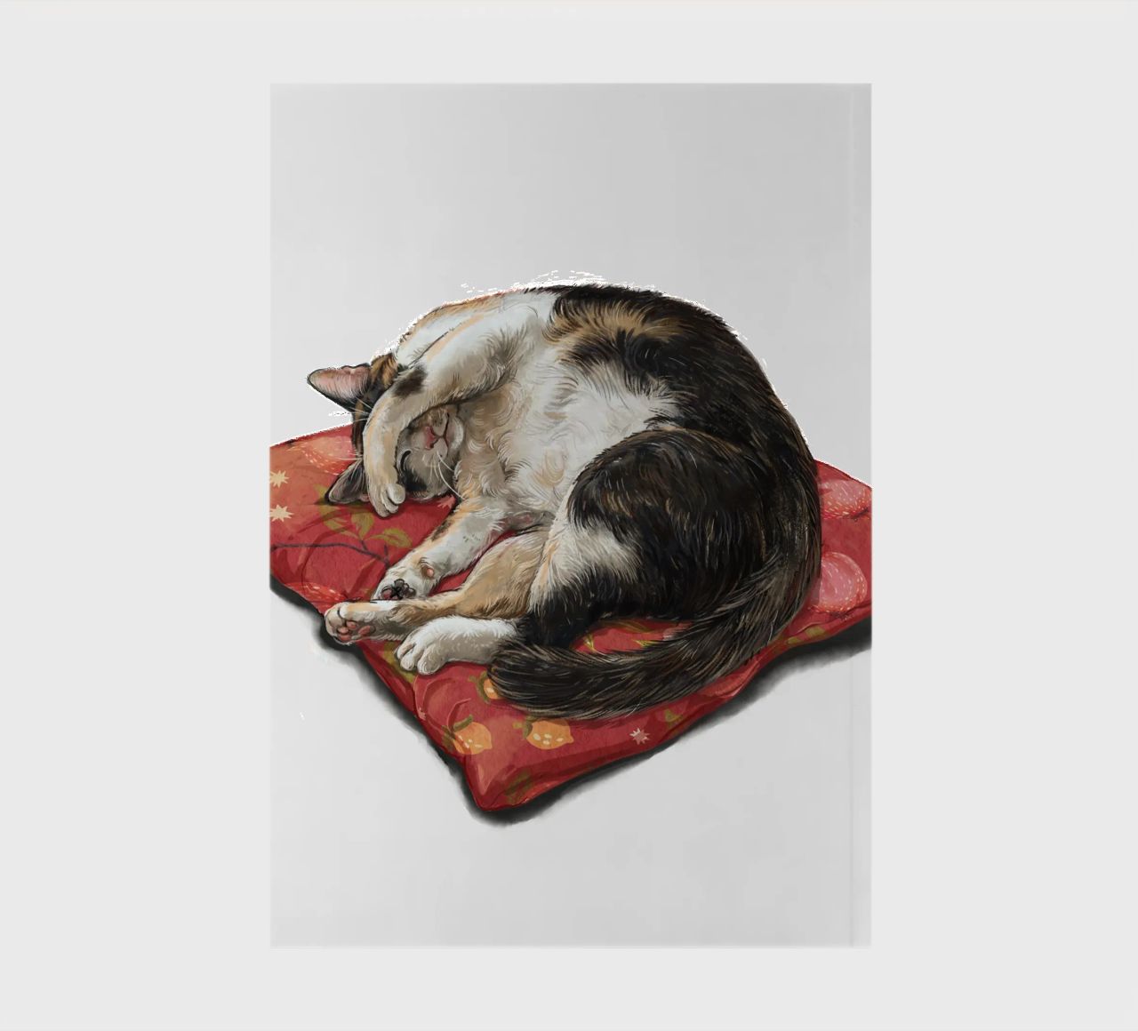Napping Cat notebook by Laura Graves
