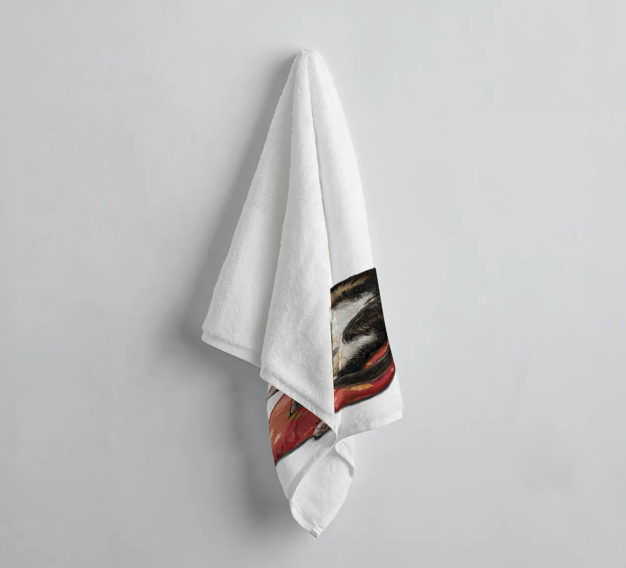 Napping Cat towel by Laura Graves