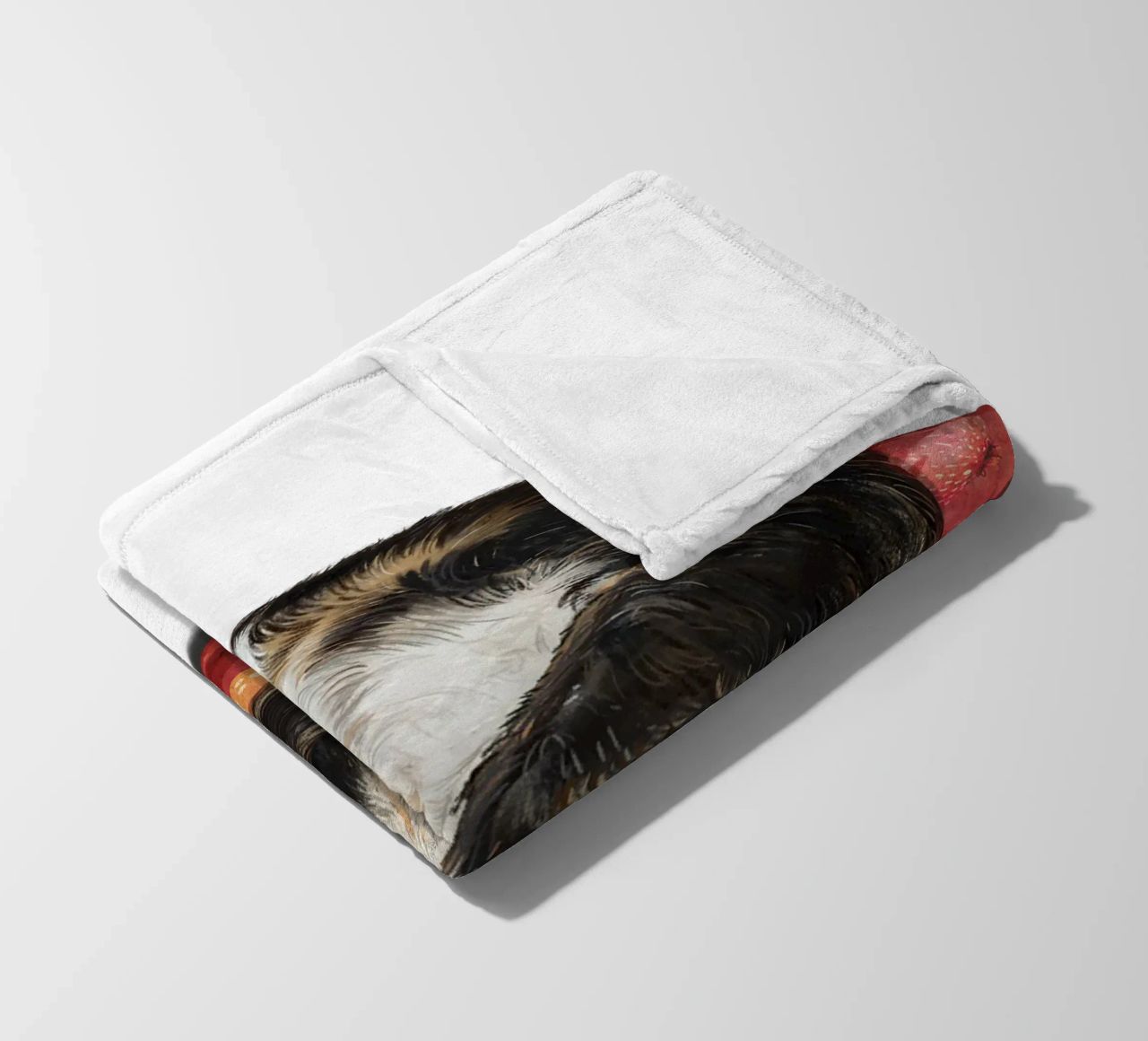 Napping Cat fleece blanket by Laura Graves