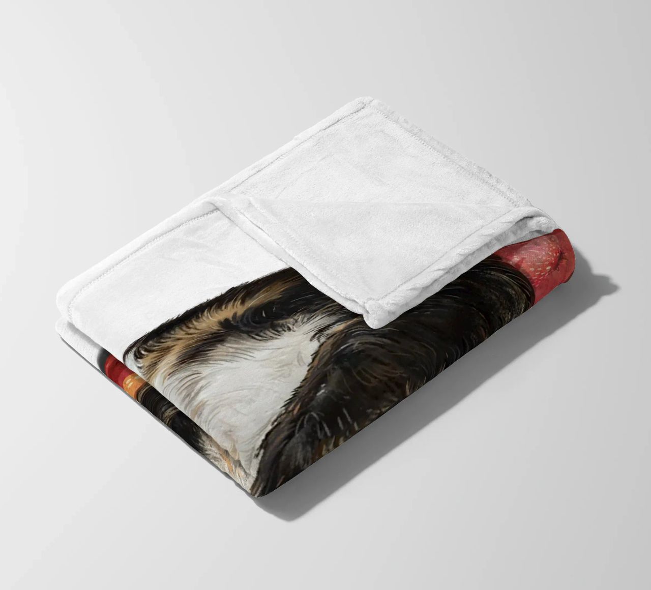 Napping Cat fleece blanket by Laura Graves
