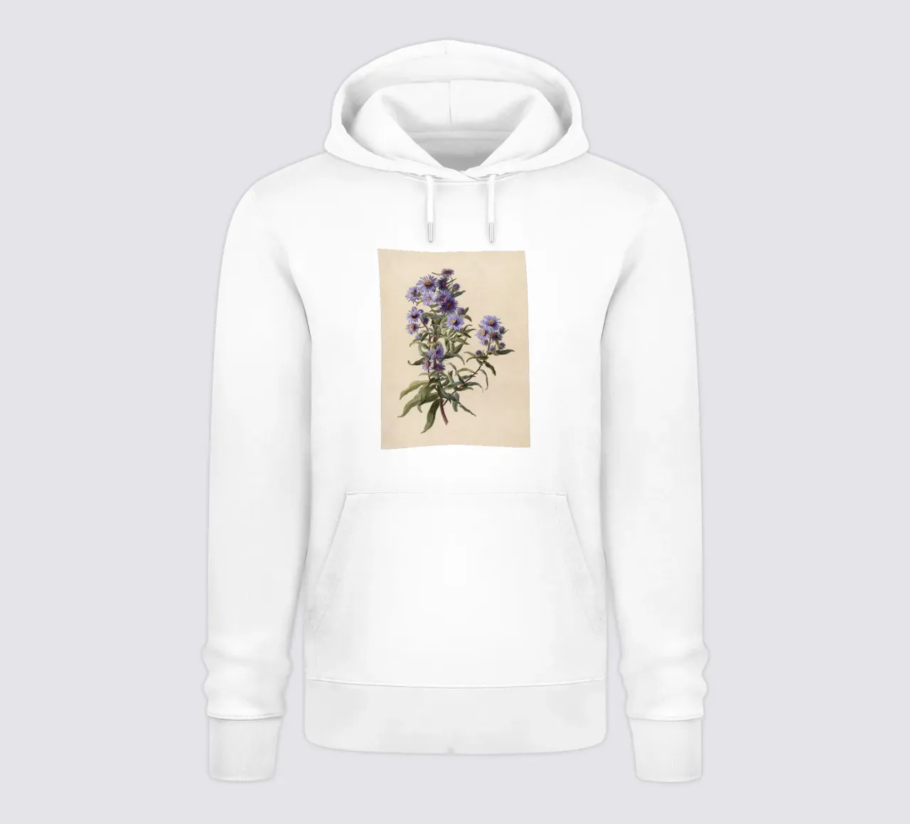 Purple Aster felpa con cappuccio da apoloprints